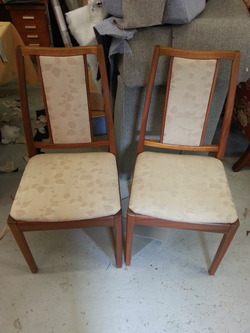 Pair of dining chairs