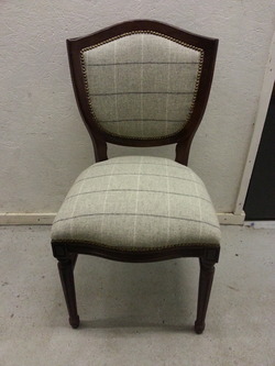 Single cream coloured dining chair